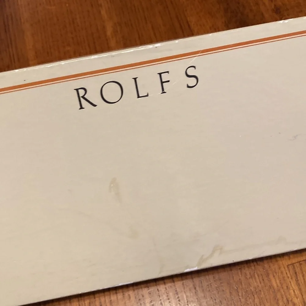 copy🌸NIB ROLFS Vintage Leather Wallet Made In USA